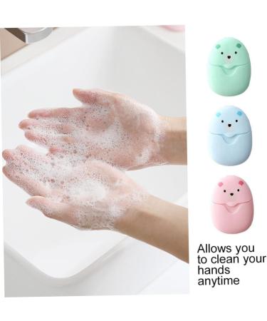Banziaju Paper Soap Sheets - 150 Disposable Mini Hand Soaps | Portable Soap Discs (3 Boxes) for Travel & Hygiene - Buy Online on GoSupps.com