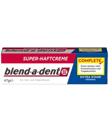 Blend-a-dent COMPLETE ORIGINAL Super Adhesive Cream Pack of 3 (3 x 47 g) Extra strong