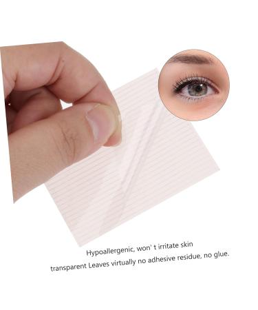 minkissy 12 Sheets Tape Eyelid Stickers Double Eyelid Sticker Pink Invisible Fiber Strip - Buy Online on GoSupps.com