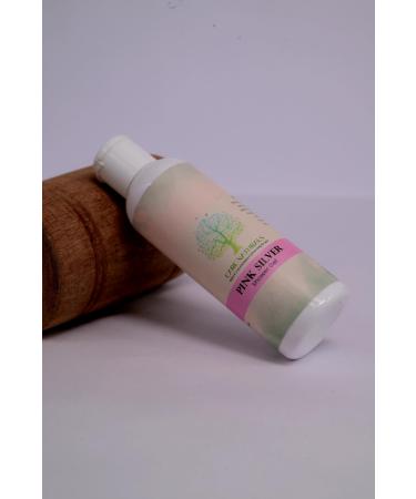 Handcrafted Replenishing and Cleansing Shower and Bath Gel Moisturizing Daily Body Wash Cleanser (Pink Silver)