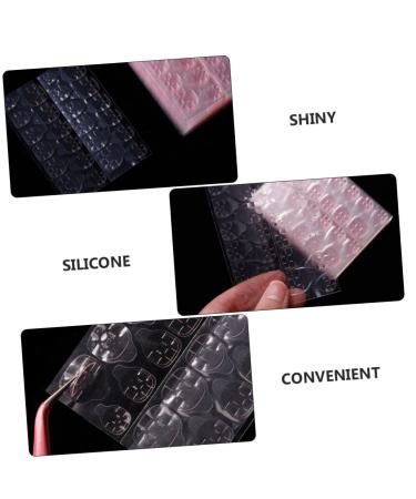 Beaupretty 15 Sheets Nail Art Double Sided Tape Manicure Adhesive Paste Nail Adhesive Tabs Nail Tech Accessories Jelly Adhesive Toenail Sticker Transparency Film Nail Gel Silica Gel Stickers - Buy Online on GoSupps.com