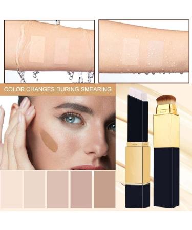 Karfri Face Foundation Concealer Stick Moisturizing Foundation Stick Full Coverage with Brush WomenMoisturizing Foundation Stick Full Coverage with Brush for WomenNatural Color - Buy Online on GoSupps.com