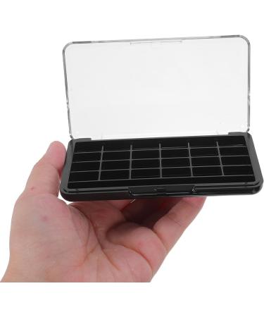 VALICLUD Lot de 2 Palettes de Maquillage Vides 24 Compartiments avec Couvercle Transparent Bo te de Rangement pour Fards Paupi res Rechargeables en Abs As et Pp tui Compact - Buy Online on GoSupps.com