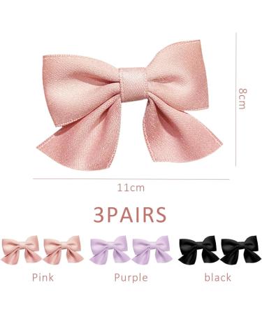 6 Pieces Of Bow Hairpins Children'S Hair Accessories Bows Girls' Hair Accessories Non-Slip Hairpins Bow Decoration - Buy Online on GoSupps.com