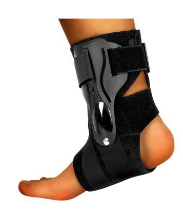 Ankle Brace Compression Support STABILIZER WRAP LACE UP Pain Relief FootJVG-098 (XL)