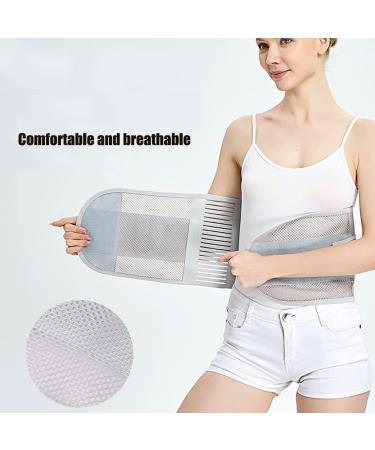 Wgust Back Support Bandage | Breathable Lumbar Support Belt for Pain Relief - Adjustable Double Compression for Men & Women - XXL/XX-Large Black - Buy Online on GoSupps.com