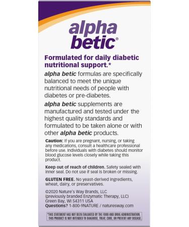 Nature's Way Alpha betic Multivitamin Energy Support 30 Count - Boost Energy Levels with Essential Nutrients - Buy Online on GoSupps.com
