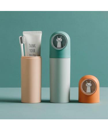 Buy Suuwwn Children s Travel Toothbrush Set - 3-Piece Travel Case & Mouthwash Cup for Camping Hiking & Home - Creative Toothbrush Cover - Buy Online on GoSupps.com