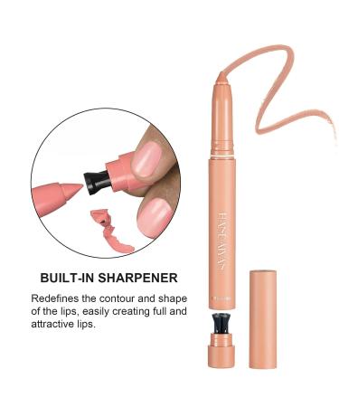 KIMIEYE 6pcs Lip Liner Pencil Set - Superstay Retractable Lip Crayon | Long Lasting Waterproof Nude to Red Velvety Matte Finish Lipstick | Makeup Set for Women - Buy Online on GoSupps.com