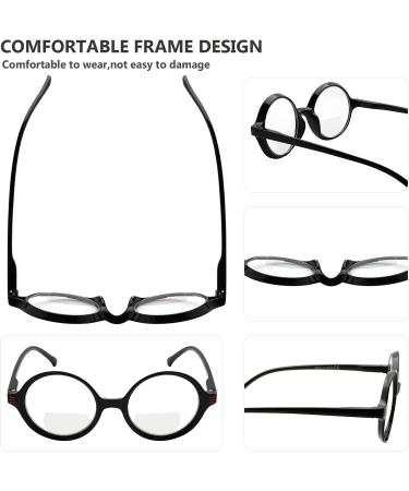 Eyekepper 4-Pack Bifocal Reading Glasses for Women - Small Lens Round Bi-focal Readers (Clear Lens Mixed Colors 3.0x) - International Shipping Available - Buy Online on GoSupps.com