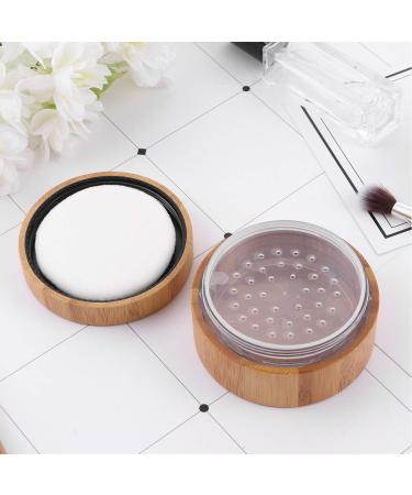 Buy Healifty Refillable Empty Powder Compact - 30g Loose Powder Container with Puff for Travel & Daily Use - Buy Online on GoSupps.com