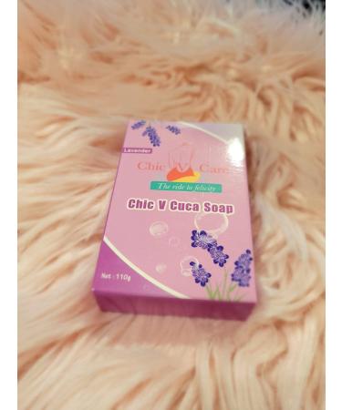 Chic V Cuca Soap (Lavander) pH Balanced Feminine care Eliminates Odor Organic 100% Handmade Vaginal Soap