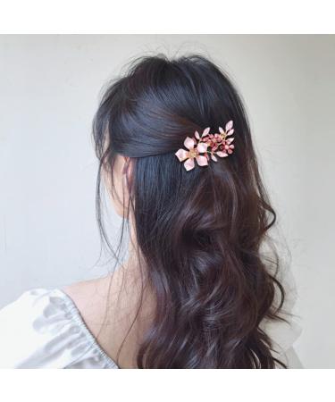 inSowni 4 Pack Luxury Glitter Butterfly Metal French Barrettes for Women Girls - Sparkly Jeweled Gems Crystals Rhinestones Hair Clips (4PCS S3) - Buy Online on GoSupps.com