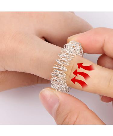 4 Skills Igelball Massage Set - Magnetic Acupressure Rings for Stress Relief | Finger Massagers & Acupressure Balls for Wellness - Buy Online on GoSupps.com