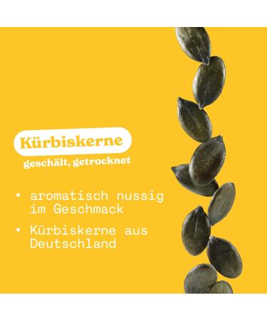 Nut Perfect Pumpkin Seeds | Peeled & Gently Dried | Unsalted & Aromatic | Grown in Northern Germany | 100g - Buy Online Internationally - Buy Online on GoSupps.com