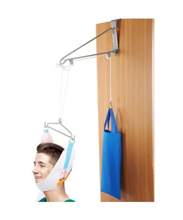 Cervical Traction Set for Neck Pain Relief Adjustable Neck Traction Set for Home Use