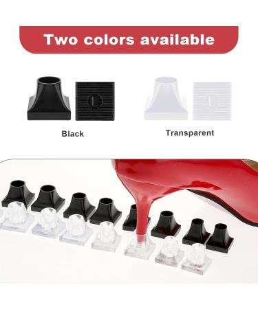 8 Pairs High Heel Protectors - Non-Slip Caps for Grass & Outdoor Events | 4 Sizes for Heel Repair - Buy Online on GoSupps.com