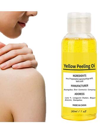 Thai Whitening Yellow Peeling Oil Super Strong Peeling Natural Spots Whitening Yellow Peeling Oil with Hyaluronic Acid Softener Callus Removal