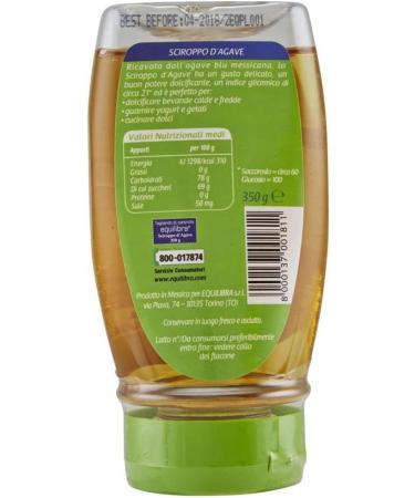 Equilibra Sciroppo d'Agave 100% 350 g - Buy Online on GoSupps.com