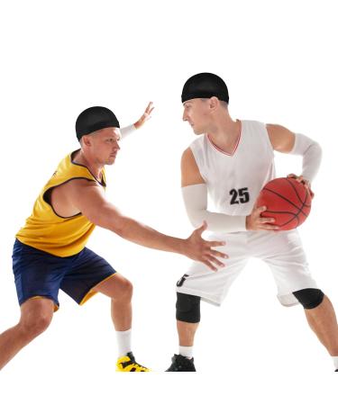 Sibba 3Pcs Elastic Band Silkly Wave Caps for Men - Wide Strap Durag Caps- Blue/Grey/Black - Buy Online on GoSupps.com