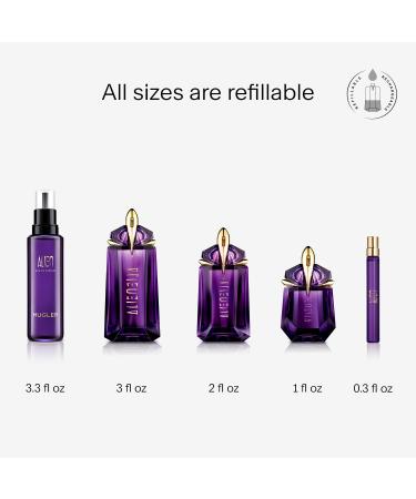 Mugler Alien - Eau de Parfum - Women's Perfume - Floral & Woody - With Jasmine Wood and Amber - Long Lasting Fragrance 0.3 Fl Oz - Buy Online on GoSupps.com