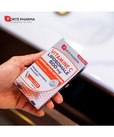 Fort Pharma Vitamine C Liposomale 500 mg | Compl ment alimentaire defense immunitaire & fatigue - Assimilation renforc e - G lules v g tales d s 12 ans - 30 g lules 1/jour Vitamine C Liposomale 500mg - Buy Online on GoSupps.com