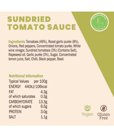 Cottage Delight - Sundried Tomato Garlic & Chilli Cooking Sauce 350 g - Buy Online on GoSupps.com