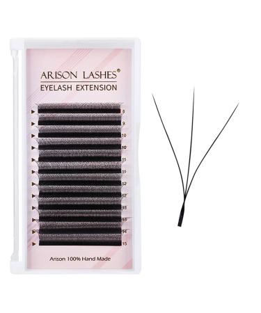 Eyelashes Extensions 3D W formed eyelash extensions y eyelash set yy lashes volume eyelashes 3D eyelash extensions Premade fans (0.07d 8-15mix) 1 piece (1 Pack) 3Y-07d8-15mm