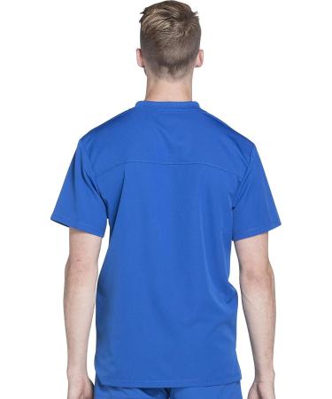 Dickies Dynamix Men Scrubs Top - V-Neck DK640 - Small Royal - Buy Online on GoSupps.com