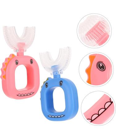 Ultechnovo U-Shaped Toothbrush for Kids | Child-Friendly Tooth Cleaning Tool | Automatic Pebble Angel Design - Buy Online on GoSupps.com