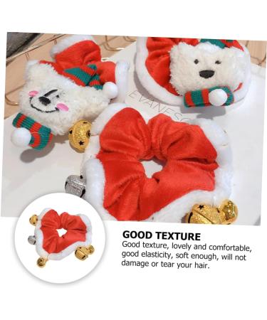 minkissy 1pc Christmas Hair Tie Christmas Hair Accessories Christmas Hair Ropes Stretch Headbands for Women Scrunchies for Girls Holiday Hair Scrunchies Elastics Hair Bands Bell Hair Ties - Buy Online on GoSupps.com