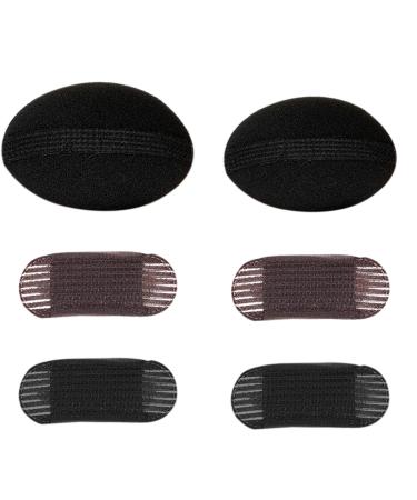 Ntruxzp 6 piece bump it up volume hair base set styling insert lichen tool hair bump up kamm clip sponge bun hair pad accessories for women girls diy hairstyle fluffy hair bump up hair clip - Buy Online on GoSupps.com