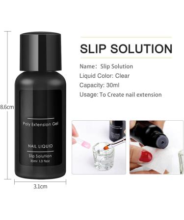 Poly Nail Gel Builder - Quick Dry Acrylic Thickening Solution for Long-Lasting Nail Extensions | 30ml - Buy Online on GoSupps.com