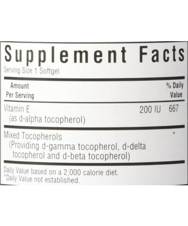 Bluebonnet Nutrition Vitamin E 200 IU - 100 Softgels | Antioxidant Support - Buy Online on GoSupps.com
