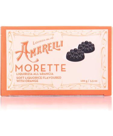 Amarelli - Morette - Small blackberries of soft liquorice flavoured with natural orange - 100 gr - Buy Online on GoSupps.com
