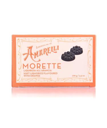 Amarelli - Morette - Small blackberries of soft liquorice flavoured with natural orange - 100 gr