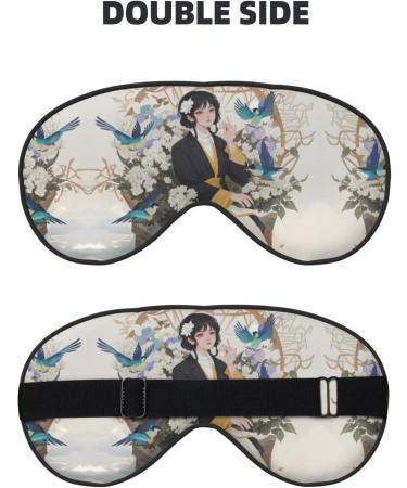 Buy SSIMOO Gardenia Flowers Eye Mask - Ultra-Soft Light-Blocking for Comfort & Restful Sleep - International Shipping Available - Buy Online on GoSupps.com