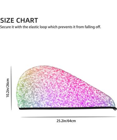 Colorful Microfiber Hair Towel Wrap - Super Absorbent Quick Dry Cap for Women & Thick Hair - Buy Online on GoSupps.com