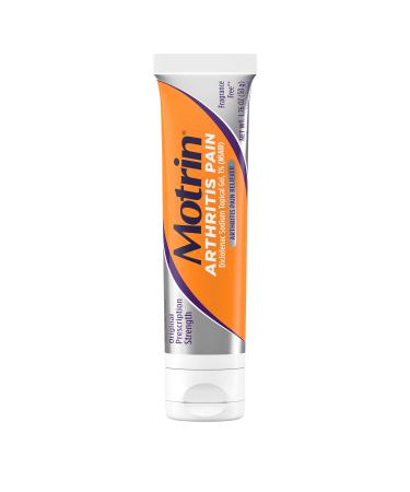 Motrin Arthritis Pain Relief Diclofenac Sodium Topical Gel 1%, Anti-Inflammatory Cream for Arthritis Pain in Hands, Wrists, Elbows, Knees, Feet & Ankles, NSAID Pain Relief Gel, 1.76 Oz 1.76 Ounce (Pack of 1) - Buy Online on GoSupps.com