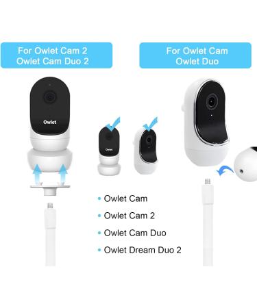 Flexible Baby Monitor Mount for Owlet Cam/Duo & Other Cameras - 15.7 Gooseneck Arm Clamp - Buy Online on GoSupps.com