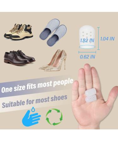 Toe Protection Silicone Caps - 20 Pcs Small Gel Cushions for Bubbles Chicken Eyes & Friction Relief | Breathable Toe Care - Buy Online on GoSupps.com