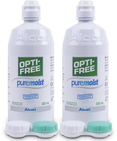 OPTI-FREE PureMoist Contact Lens Solution 300ml Economy Pack - Pack of 2 300 ml (Pack of 2) - Buy Online on GoSupps.com