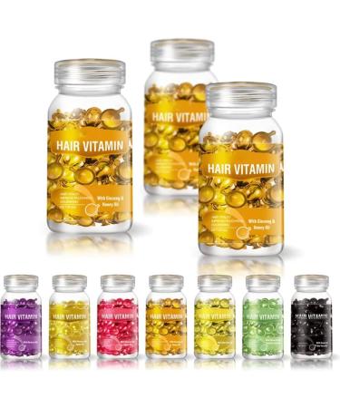 Hair Vitamin Serum Capsule with Vitamin C Argan Avocado Oil (orange) - Buy Online on GoSupps.com