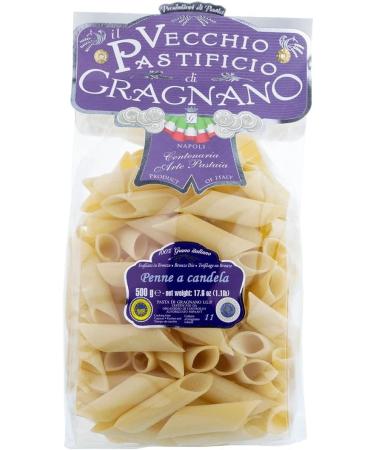  Italian Gourmet E.R. Il Vecchio Pastificio di Gragnano Pasta Penne a Candela Set of 12 Gragnano IGP pasta made from high-quality durum wheat semolina 500 g + Italian Gourmet Polpa di Pomodoro box 400 g - Buy Online on GoSupps.com