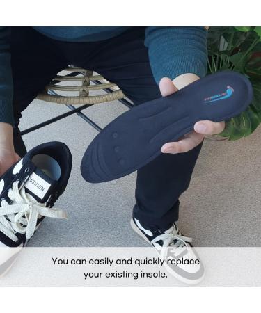 Superior Massaging Gel Shoe Inserts for Ultimate Comfort | Shock Absorbing Insoles for All-Day Foot Relief | Glycerine Filled Inserts for Men & Women | Size 7 US Women's (S Size - Buy Online on GoSupps.com