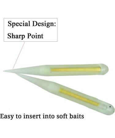 Qualy Glow Sticks for Fishing Lures - 100 Pcs Light Sticks for Soft Plastic Baits - Worms, Jig Tails, and Soft Plastic Lures - 10 Packs of Fishing Lures Glow Stick Assortment - Buy Online on GoSupps.com