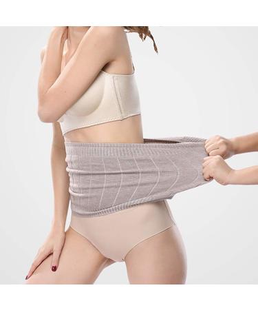 Shop Warm Cashmere Waistband Abdominal Protector - Unisex Kidney Stomach Binder Belt in Camel - Large | International Shipping Available - Buy Online on GoSupps.com