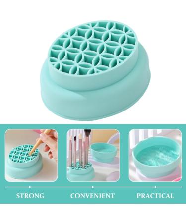Beaupretty Makeup Brush Cleaner Bowl Brush Cleaning Pad Silicone Makeup Cleaning Brush Scrubber Bowl Cosmetic Brush Cleaner for Home - Buy Online on GoSupps.com