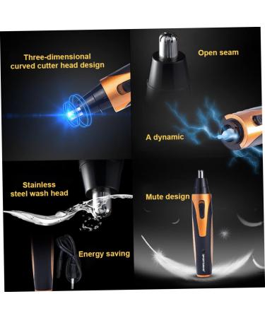 4-in-1 USB Rechargeable Nose Hair Trimmer | Facial Hair Shaver & Eyebrow Beard Remover - Shop Internationally - Buy Online on GoSupps.com