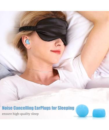 TKMENGY Silicone Ear Plugs for Sleeping - Reusable & Moldable Noise Cancelling Earplugs - 16 Pack Blue - Buy Online on GoSupps.com